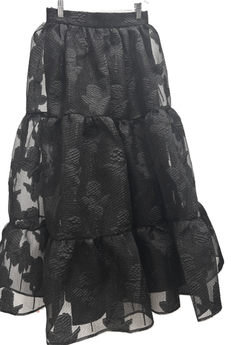 CAROLINE BOSMANS CRUNCH ROSE SKIRT (12-L)