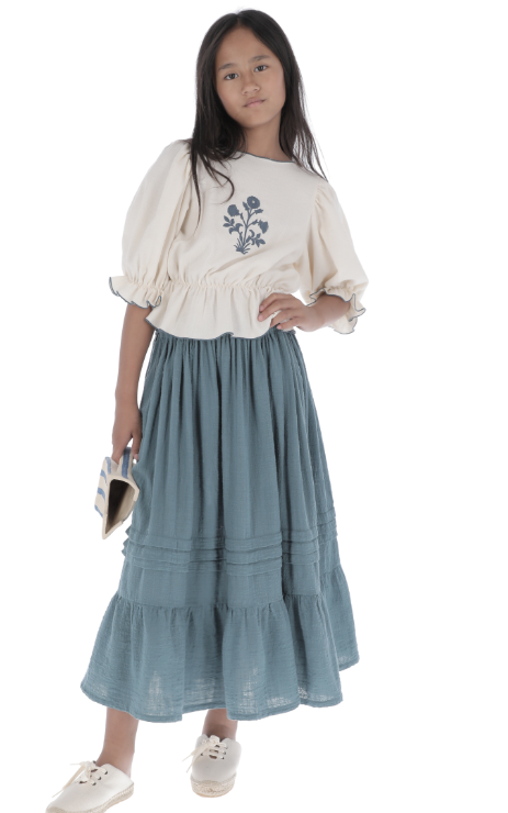 BELLE CHIARA CALENDULA BLOUSE (10-M)