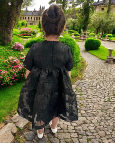 CAROLINE BOSMANS CRUNCH ROSE DRESS (2-XS)