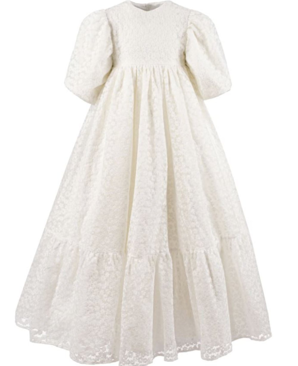 ELOISA FLORAL LACE PUFF SLEEVE GOWN (3-18)