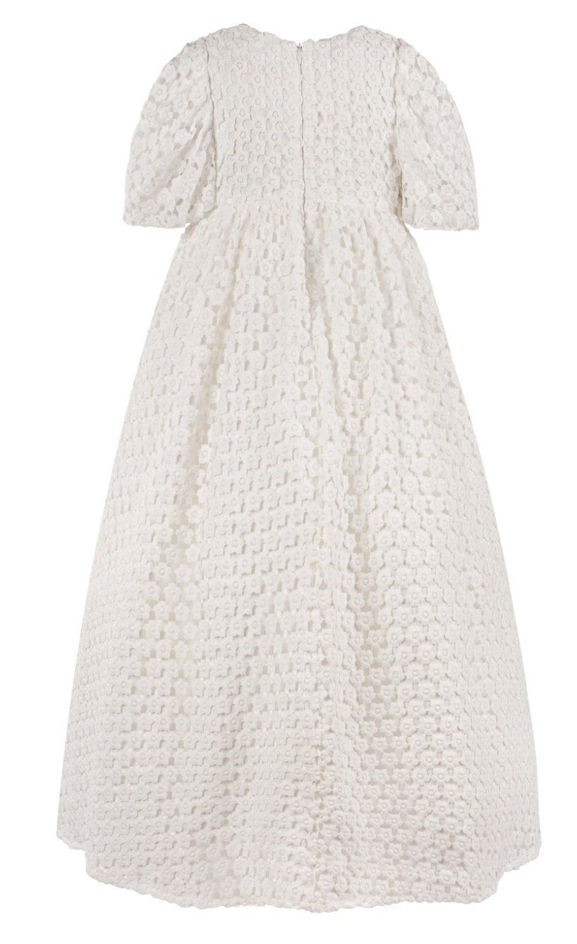 ELOISA FLORAL LACE PUFF SLEEVE GOWN (3-18)