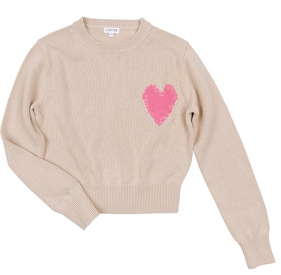 LUNA MAE EDEN HEART SWEATER (XS-XL)