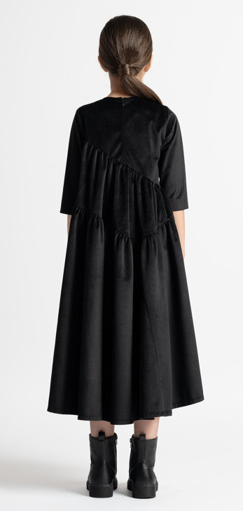 A LA PAGE ARANCIO DRESS (2-14Y)