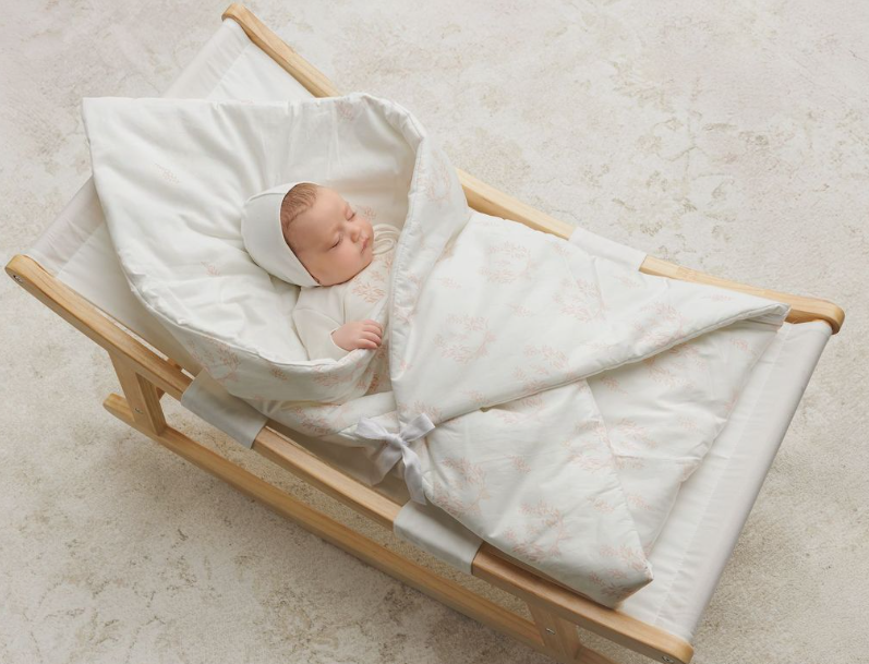PELUCHE BOTANICAL BABY WRAP PLAYMAT (OS)