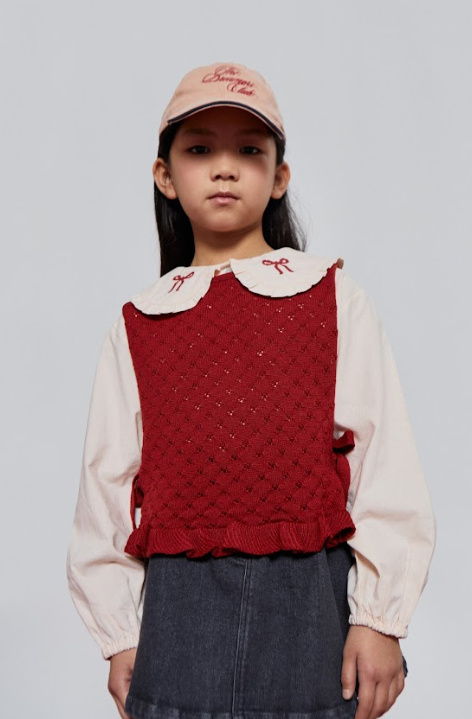 MIPOUNET MACA OPENWORK WAISTCOAST(2-10Y)