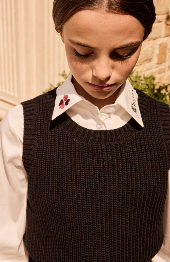 LITTLE PARNI KNIT VEST (3-20Y)