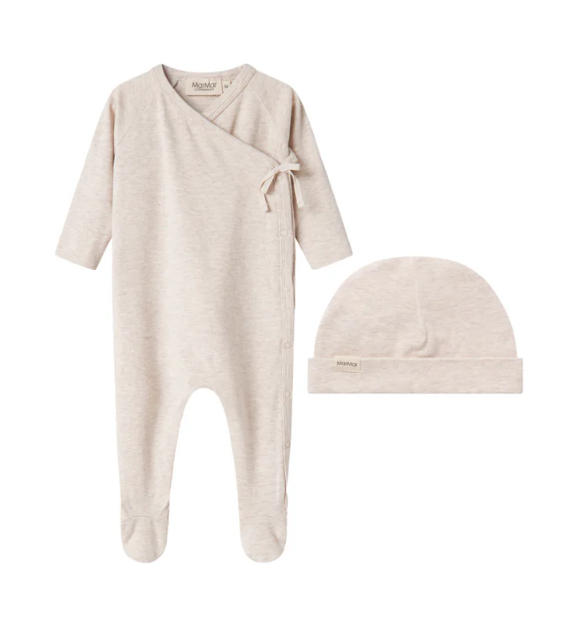 MARMAR RUBETTA ONESIE W/HAT (2M-9M)