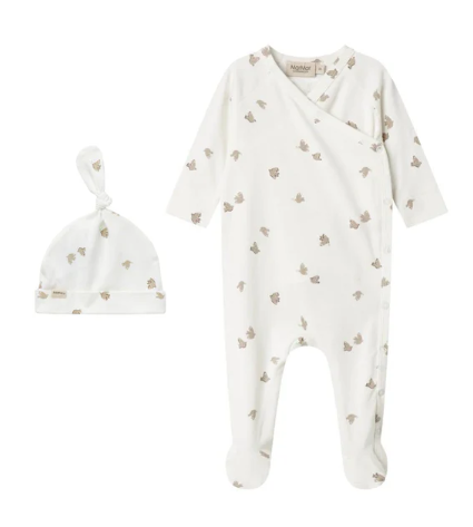 MARMAR RUBELLO ONESIE W/HAT (0M-9M)