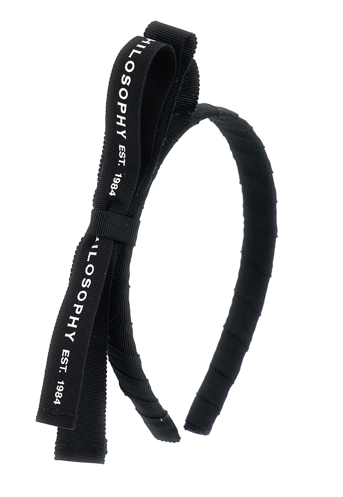 PHILOSOPHY HEADBAND W/BOW (OS)