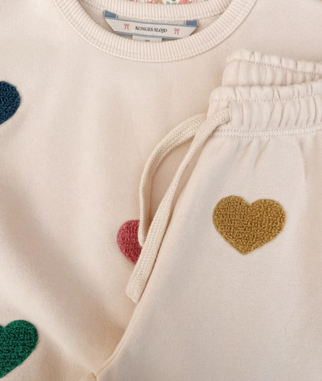 KONGES SLOJD LOU TERRY SWEAT 2PC SET (9M-2Y)