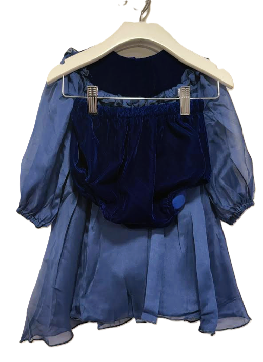 PAADE MODE CELESTE DRESS W/BLOOMERS(18M-24M)