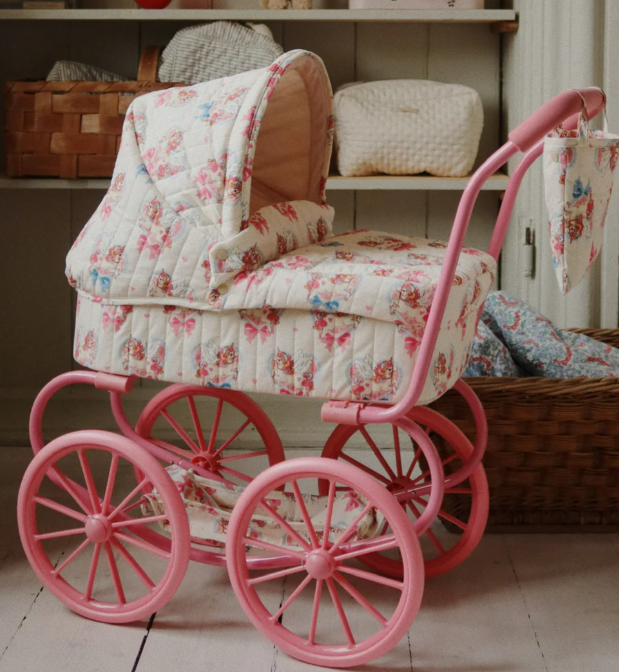 KONGES SLOJD MINNIE TWINKLE DOLL PRAM (OS)