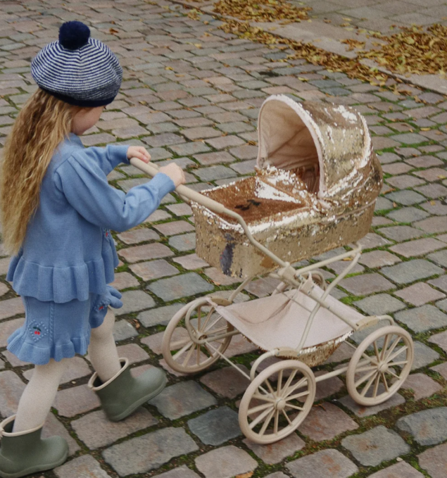 KONGES SLOJD SPARKLY DOLL PRAM (OS)