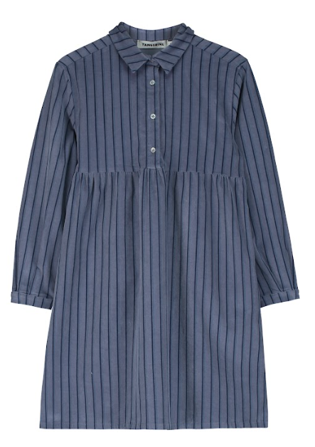 TANGERINE A-LINE COLLAR DRESS (4-14Y)