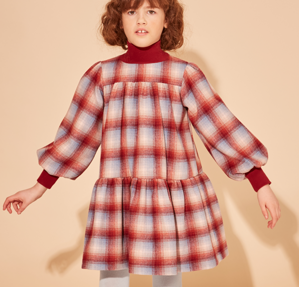 TMD WORD OF MOUTH LONGER LENGTH DRESS(5-10Y)