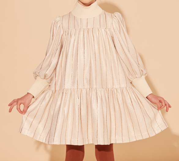 TMD WORD OF MOUTH LONGER LENGTH DRESS(5-14Y)