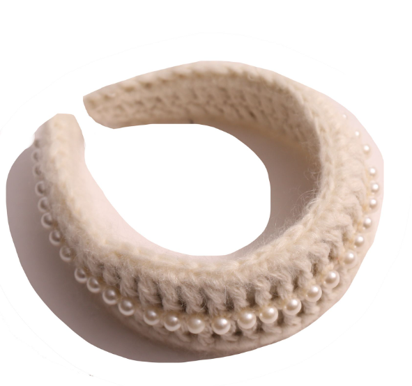 TIA CIBANI BRITTANY PEARL KNIT HEADBAND (OS)