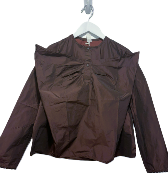 TIA CIBANI ESTRELLA DRAPED BOW BLOUSE(11-16Y)