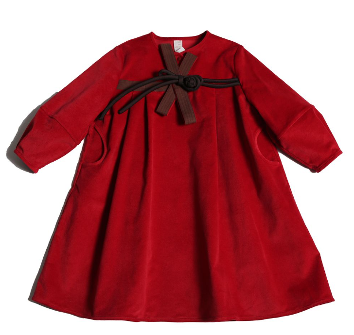 TIA CIBANI LUNA EMPIRE WAIST FROCK (2-14Y)