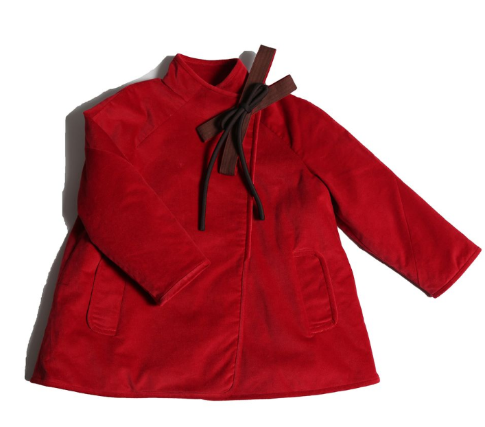 TIA CIBANI LUNA SWING COAT (2-14Y)