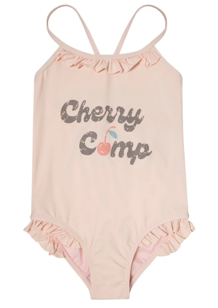TOCOTO VINTAGE CHERRY CAMP SWIMSUIT (6M-14Y)