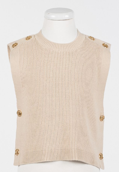 TWINSET KNIT VEST (12-16A)