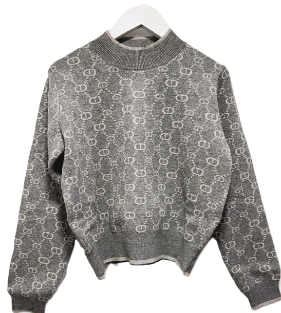 TWINSET MOCKNECK SWEATER (12-16A)