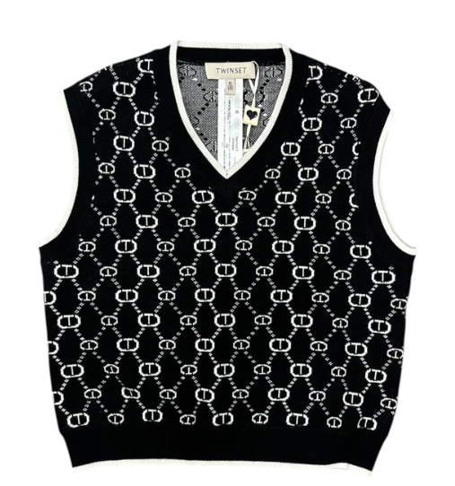 TWINSET SHORT KNIT VEST (12-16A)