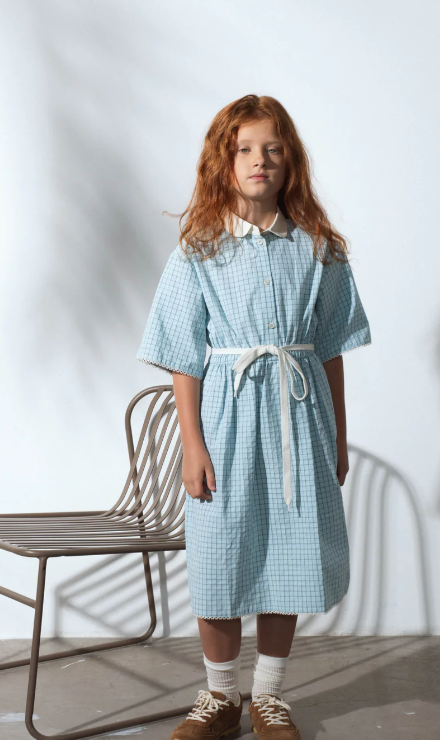 UNLABEL BLUE DRESS (6-16Y)