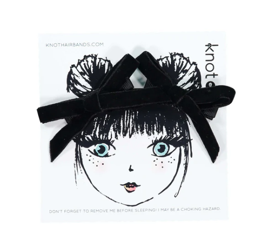 KNOT VELVET RIBBON MINI BOW SET (OS)