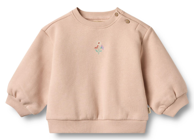 WHEAT LS EMBROIDERY ELIZA SWEATSHIRT(9M-2Y)