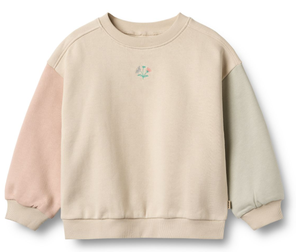 WHEAT LS EMBROIDERY ELLIOT SWEATSHIRT (2-12Y)