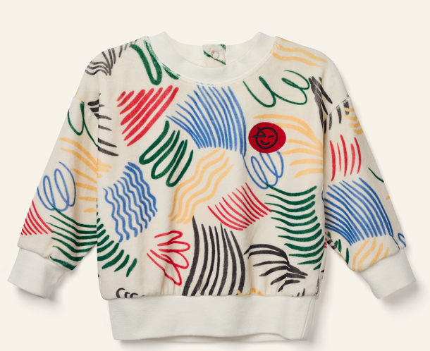 WYNKEN LS SWEATSHIRT WITH PRINT (12M-24M)