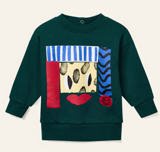 WYNKEN LS SWEATSHIRT WITH PRINT (12M-24M)