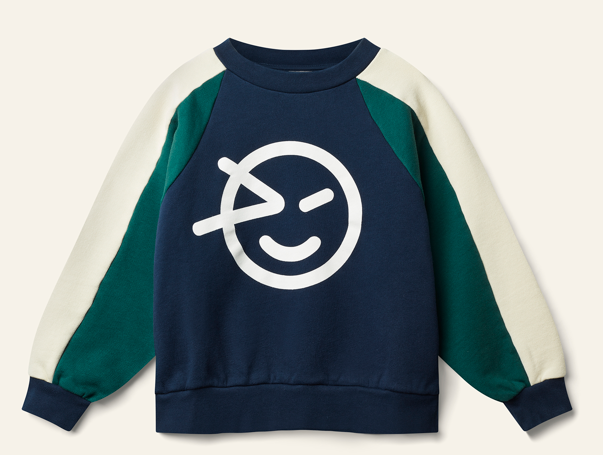 WYNKEN PANEL SWEATSHIRT (2-8Y)