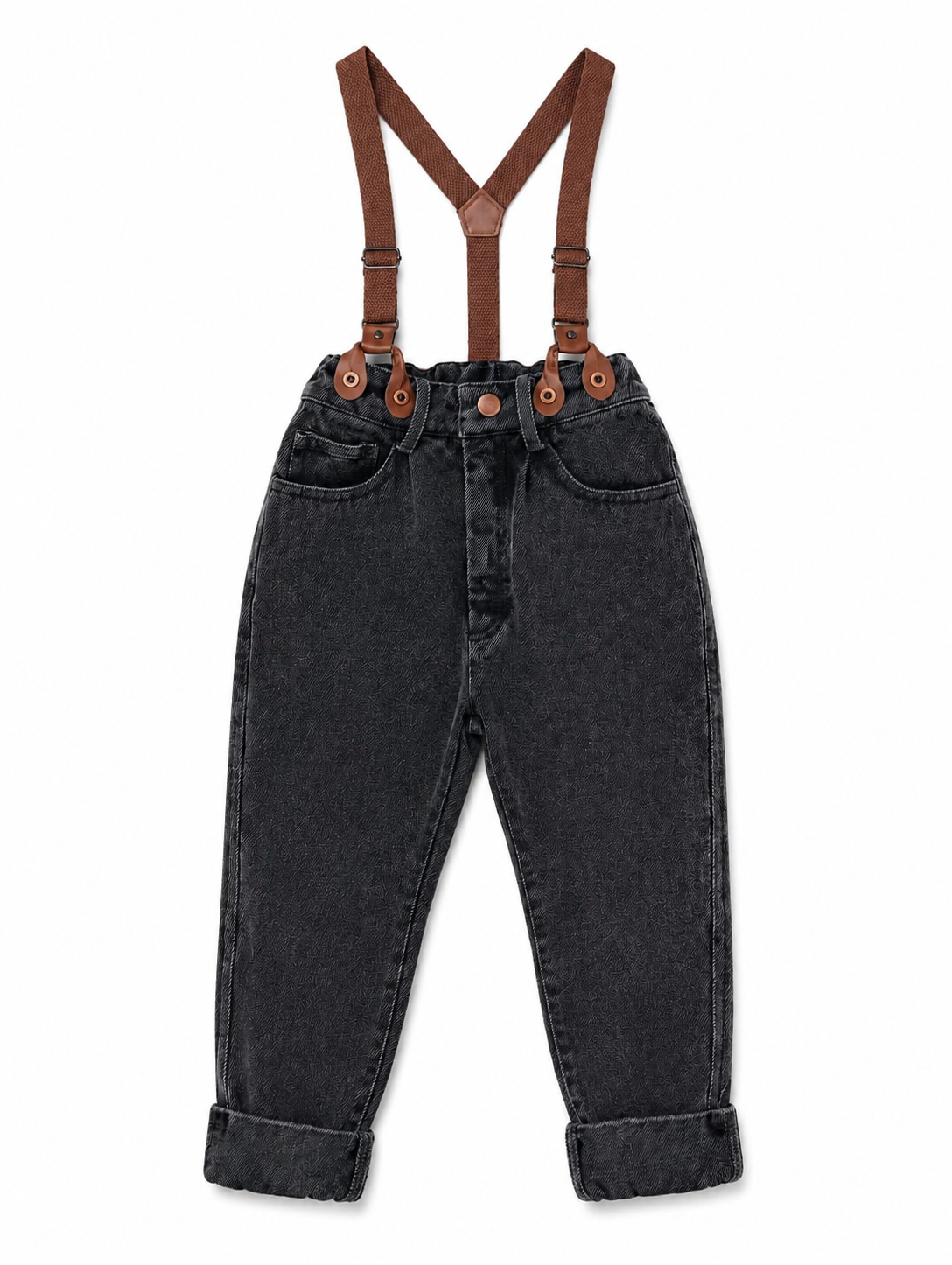 CALLA LILI BOY DENIM PANTS W/SUSPENDERS (2-4Y) – Klade Children's