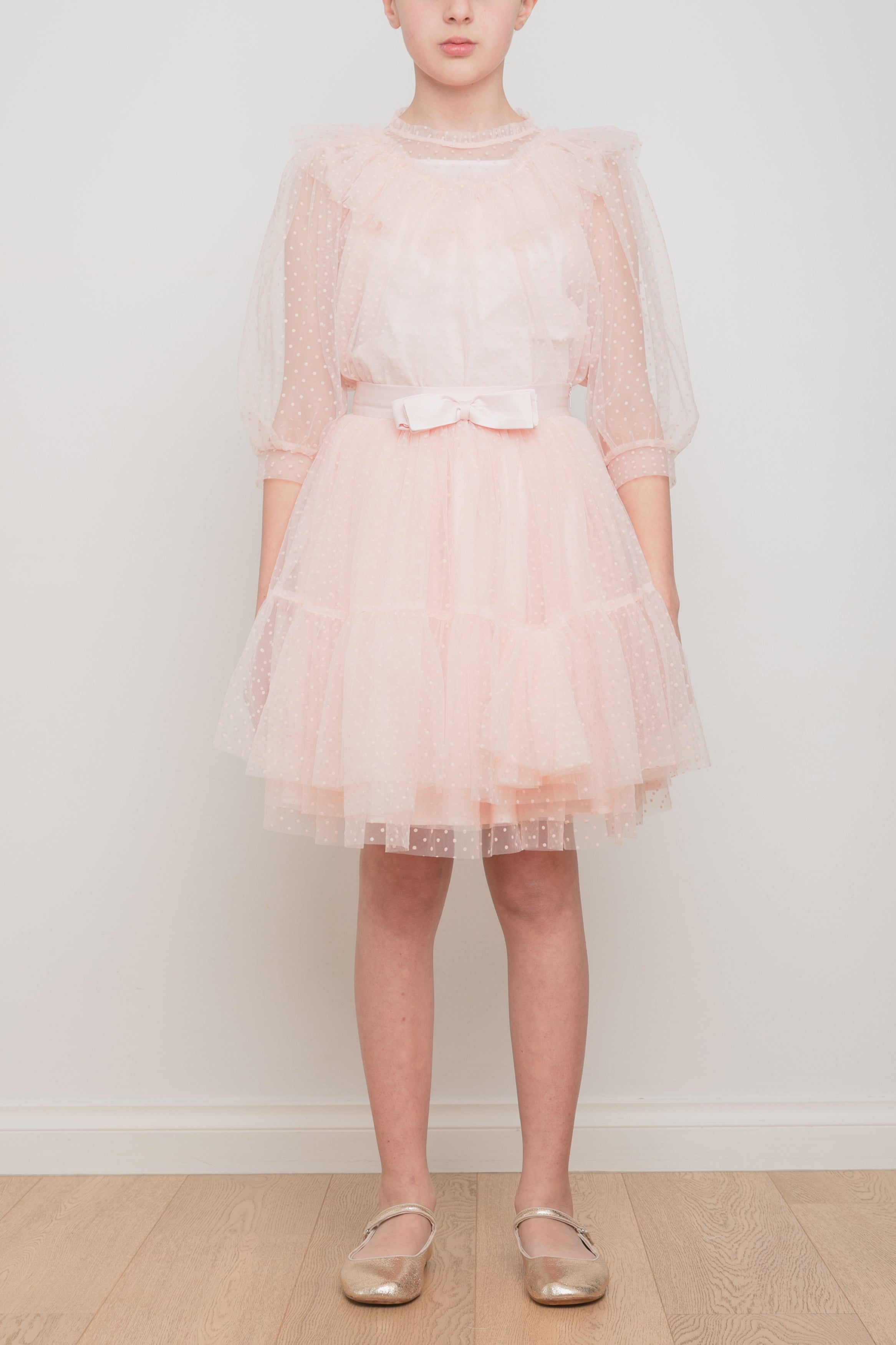 PETITE AMALIE TULLE BLOUSE (10Y-18Y)