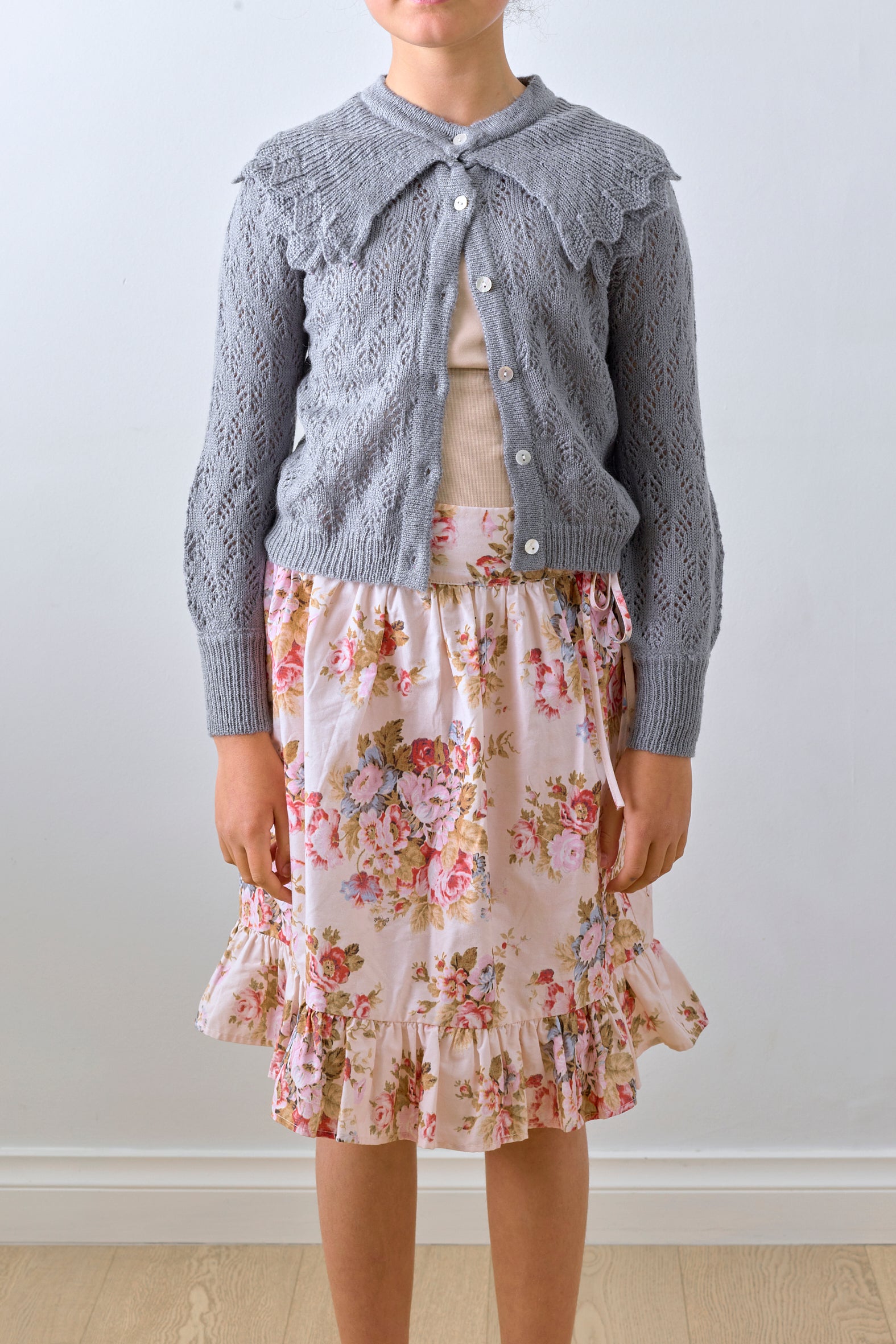 PETITE AMALIE CROCHET SWEATER (10Y-18Y)