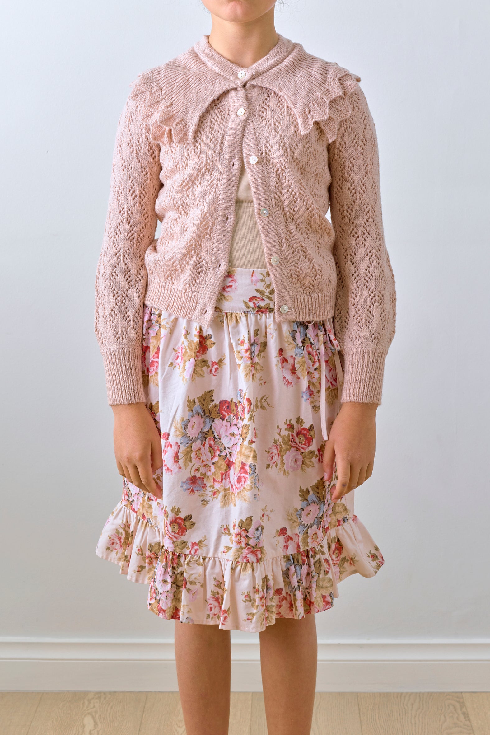 PETITE AMALIE CROCHET SWEATER (10Y-18Y)