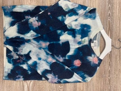 AUTUMN CASHMERE FLORAL BLOTCH PRINT TOP (10Y-16Y)