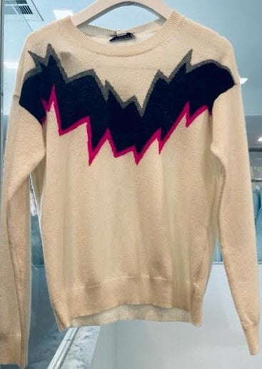 AUTUMN JAGGED STRIPE TOP (10Y-16Y)