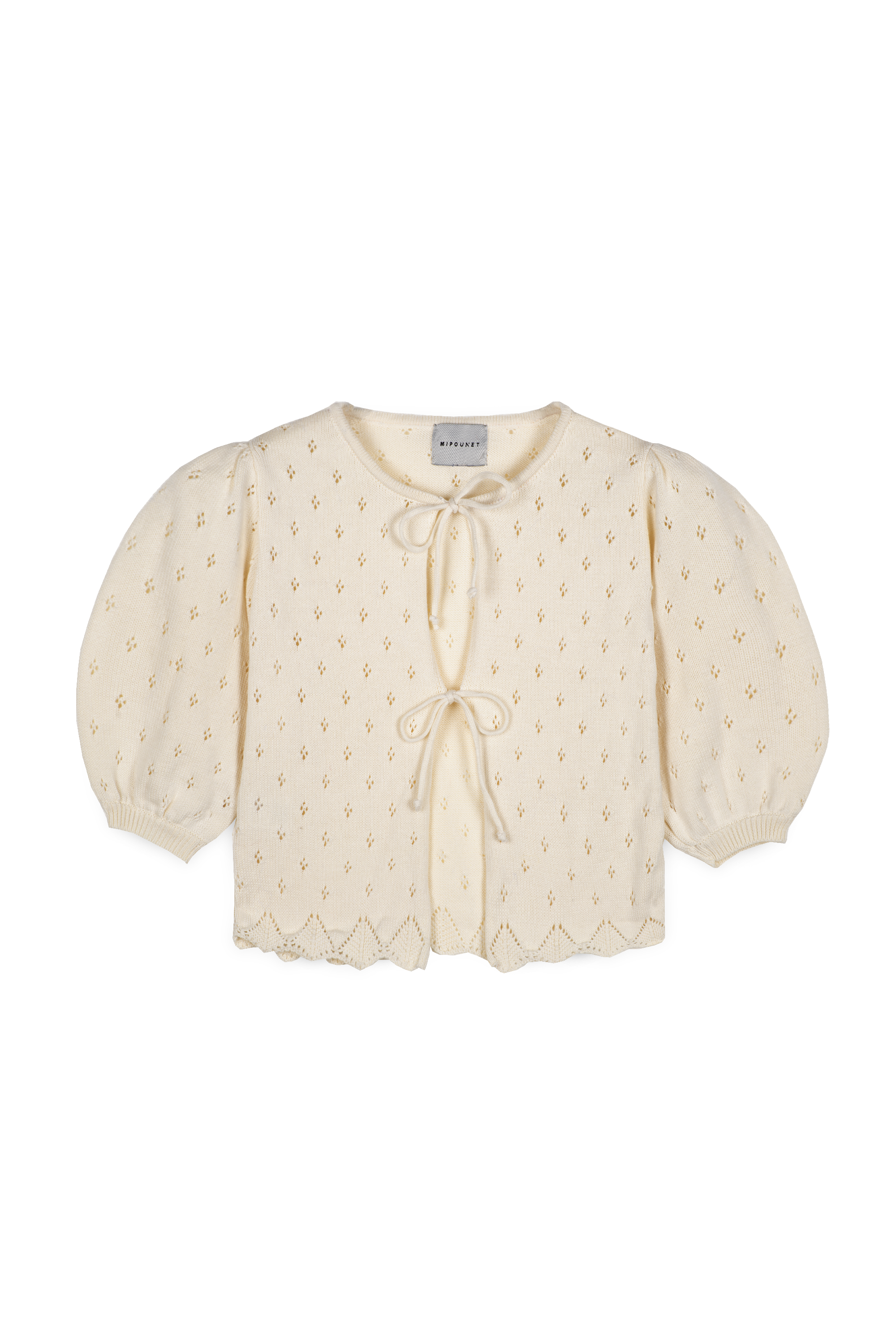 MIPOUNET OPENWORK SWEATER (8Y-14Y)