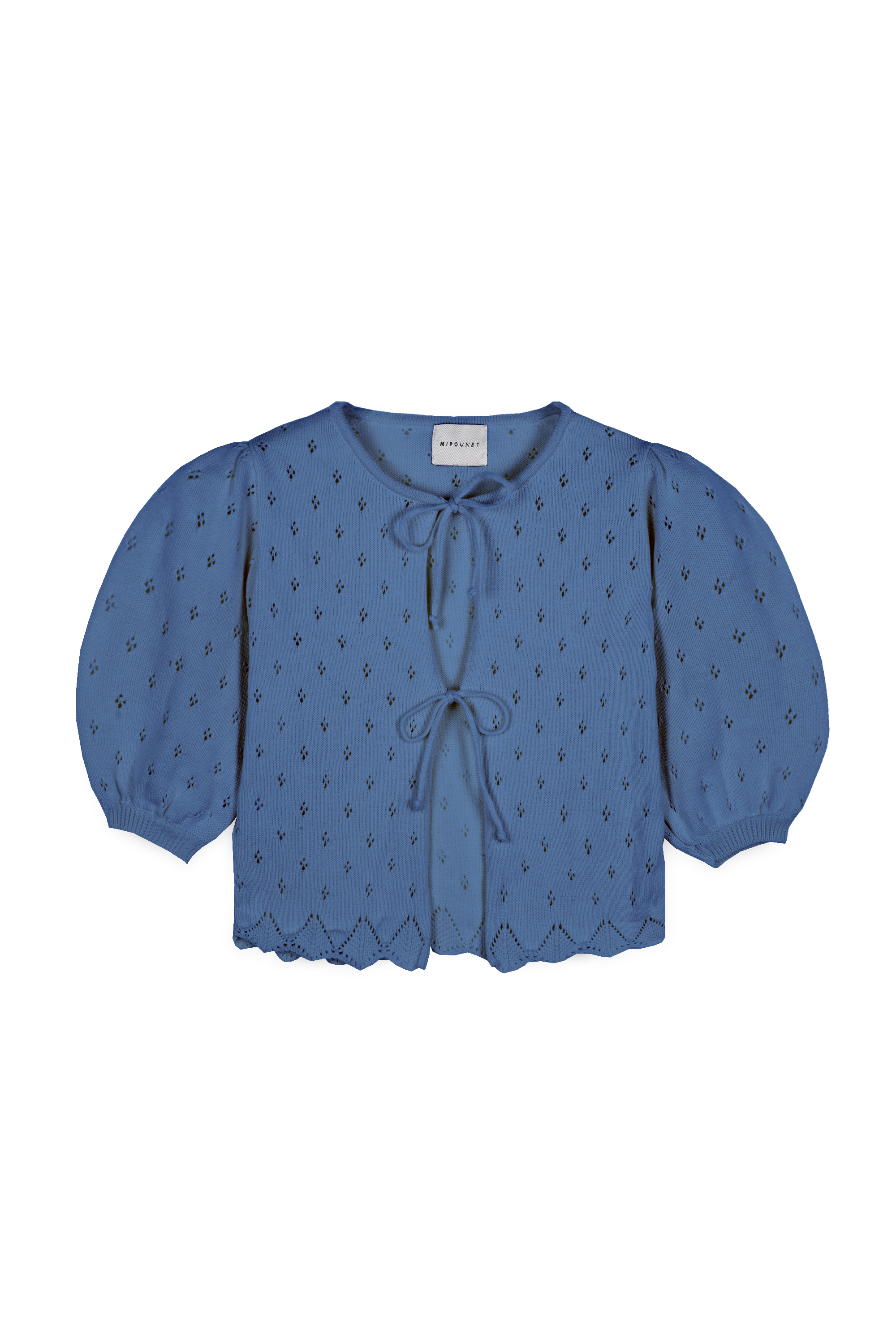 MIPOUNET OPENWORK SWEATER (8Y-14Y)