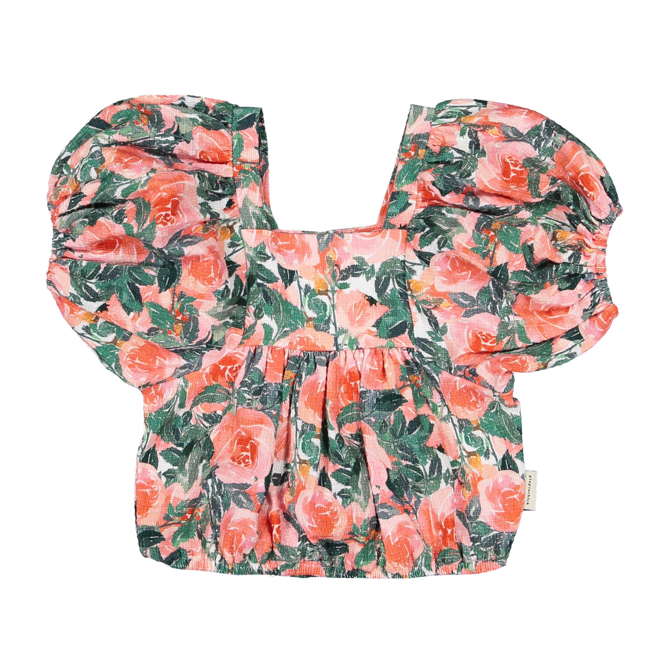 PIUPIUCHICK TOP W/BALLON SLEEVESS (6Y-14Y)