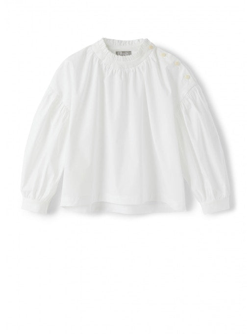 IL GUFO HIGH NECK BLOUSE (2Y-14Y)