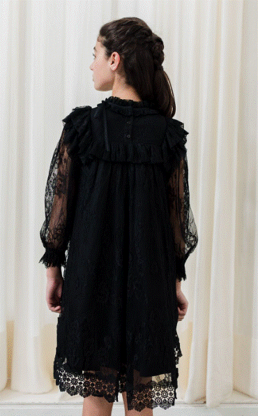 PETITE AMALIE FREMCH LACE DRESS(4-16Y)