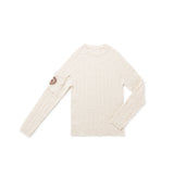 BIRNHAM CABLEKNIT CREW TOP (12M-10Y)