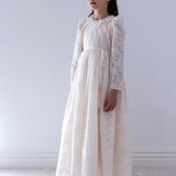 GOLD LABEL LACE OVERLAY ORGANZA GOWN (3-18Y)