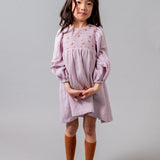 BIRINIT PETIT EMBROIDERED SMOCKED DRESS (2-3Y)