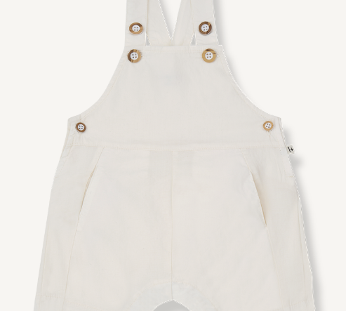1+ IN THE FAMILY GALFI SHORT DUNGAREES (6M-24M)
